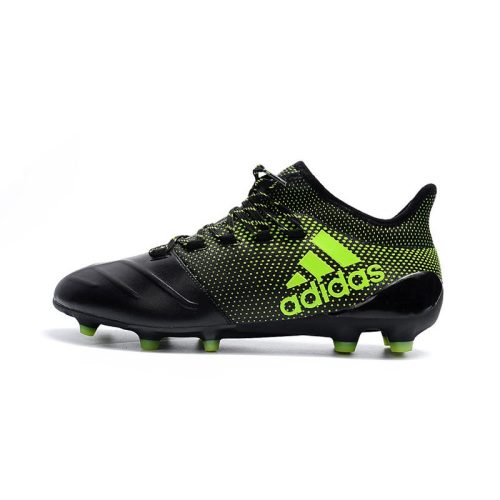 fodboldstøvler Adidas X 17.1 FG - Sort Grøn_10.jpg
